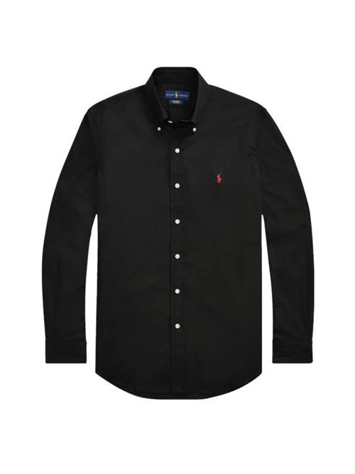 Camicia Uomo nero con polsini con bottoni POLO RALPH LAUREN | 710832480006